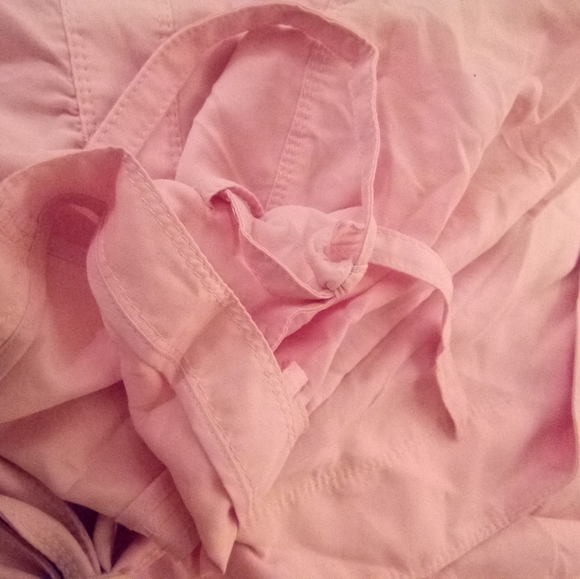 NWOT Banana Republic Pink Structured Trench Coat Sz XL - Picture 3 of 6